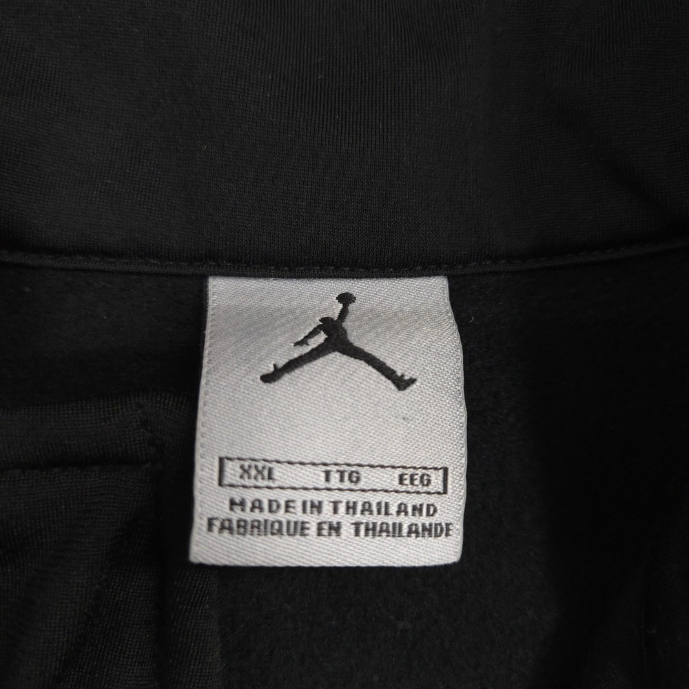 Jordan Track Jacket Mens XXL Black Embroidered Jumpman Full Zip Sport Athletic - Picture 7 of 9
